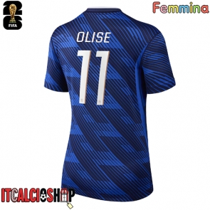Francia Michael Olise #11 Prima Maglia Femmina Mondiali 2026 Manica Corta